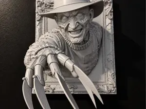 FREDDY KRUEGER – 3D HORROR FRAME EFFECT