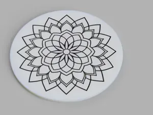 Mandala 3 / Untersetzer / Coaster
