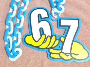 Six Seven 6 7 Fan Chain