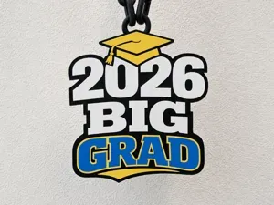 "2026 Big Grad" Hype Chain Pendant