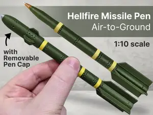 Missile Pen—Iconic Hellfire Air-to-Ground Missile