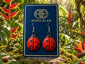 Lucky Little Ladybug Earrings