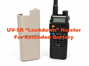 "Lockdown" Holster for UV-5R with Extended Battery