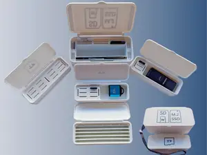 V3直插版TF SD 储存卡 U盘 读卡器 M.2SSD收纳盒