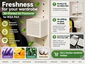 IKEA PAX Scent Box / Air Freshener (No Drilling)