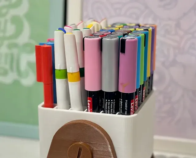 MARKER PEN HOLDER - V1 - P1 6h59m - P2 5h12m - PLA — Image 8 of 11