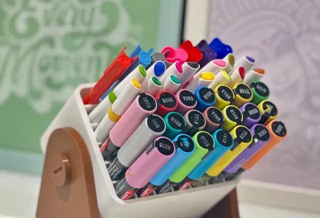 MARKER PEN HOLDER - V1 - P1 6h59m - P2 5h12m - PLA — Image 9 of 11