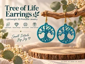 Tree of Life Lightweight Earrings