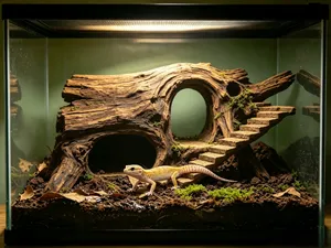 树桩造型 爬宠小屋 躲避屋 爬缸造景 鱼缸造景 （放水里避免漂浮密度建议100%或打孔灌水）