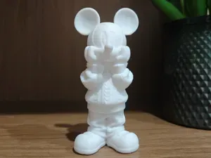 Cozy Retro Mouse Figurine | Cute Sweater Desk Toy
