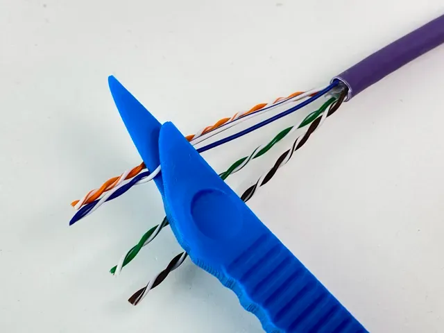 RJ45 Cat5 Cable Untwist Tool for Faster Crimping — Фото 6 из 11