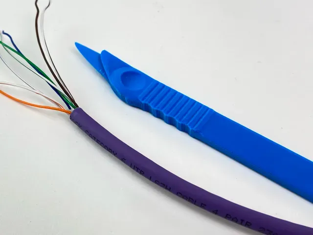 RJ45 Cat5 Cable Untwist Tool for Faster Crimping — Фото 10 из 11