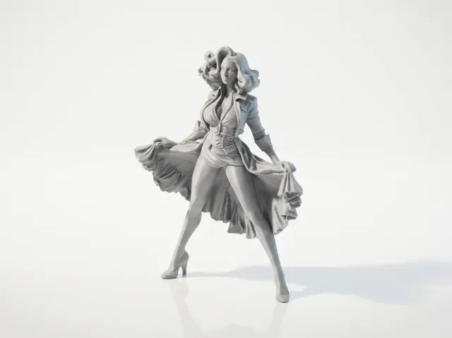 Dancing Queen Figurine Female Figure 3D Printable — Фото 2 из 5