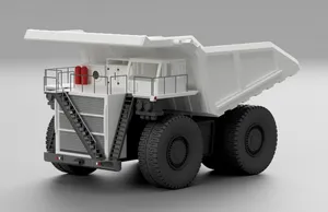 Liebherr T284 mining Dump Truck- Fully 3D printabl