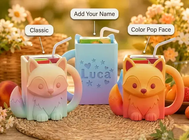 Curious Fox Personalized Juice Box Holder — Фото 9 из 17