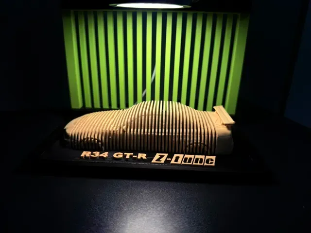 Nissan Skyline GT-R R34 Z-tune - Layered Car model — Фото 2 из 6
