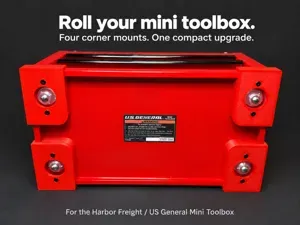 Mini Toolbox Caster Mounts | US General