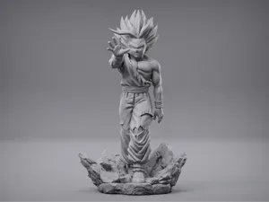 Gohan Super Saiyan 2 Kamehameha Figure Dragon Ball