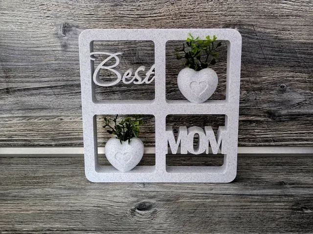 Window Stand with Vases - Best Mom