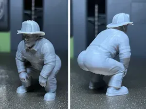 Thicc Twerking Firefighter - Incl. customize name