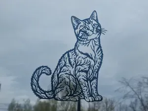 Cute Cat 2D Wall Art