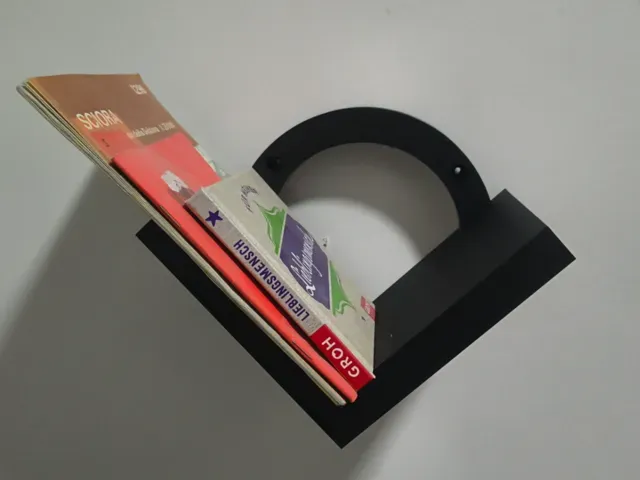 Book Design Wall Shelf – Modern Display