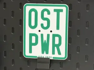 Simson ( OST PWR ) Deko Kennzeichen 
