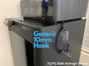 Generic 10mm Hook - X1&P1 Side Storage Series
