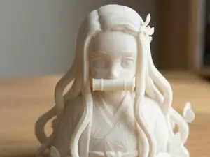 Nezuko Kamado Demon Slayer Bust 3D Print Model 252
