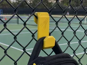 Badminton Birdie Bag Fence Hook