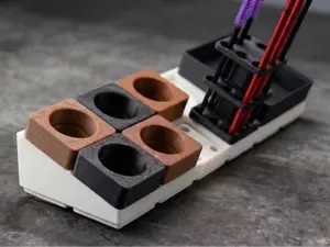 Gridfinity 2-in-1 Pro Acryl /Vallejo Bottle Holder