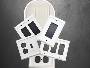 cottage light switch rocker plates set