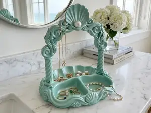 Seashell Arch Jewelry Stand & Catch-all Tray