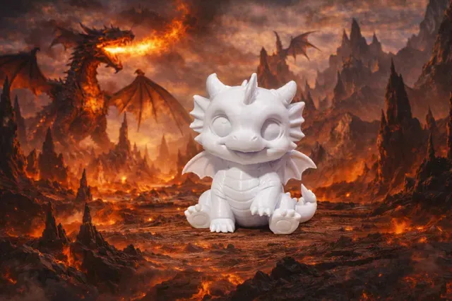 Little Cute Dragon - Figurine — Фото 3 из 7