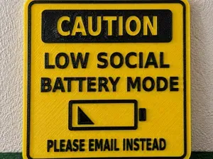 Funny Do Not Disturb Office Sign