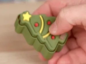 Christmas Tree Fidget Clicker - Holiday Desk Toy