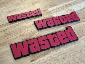 Wasted (GTA) - Fridge Magnet (Hot-Swap)