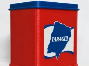Yerbera Azucarera Mate Taragüi con Tapa. Argentina