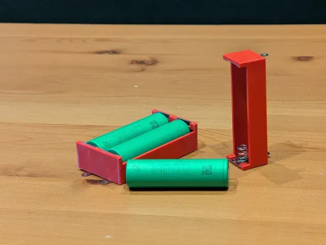 18650 battery holder for 18.5mm contacts — Фото 3 из 3