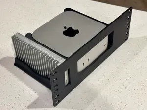 Mac Mini M4 10 inch Rack Mount with SSD Shelf 2u