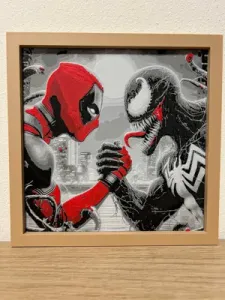 Deadpool & Venom - HueForge