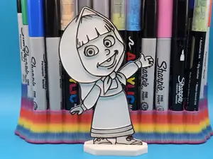 Masha Coloring Craft