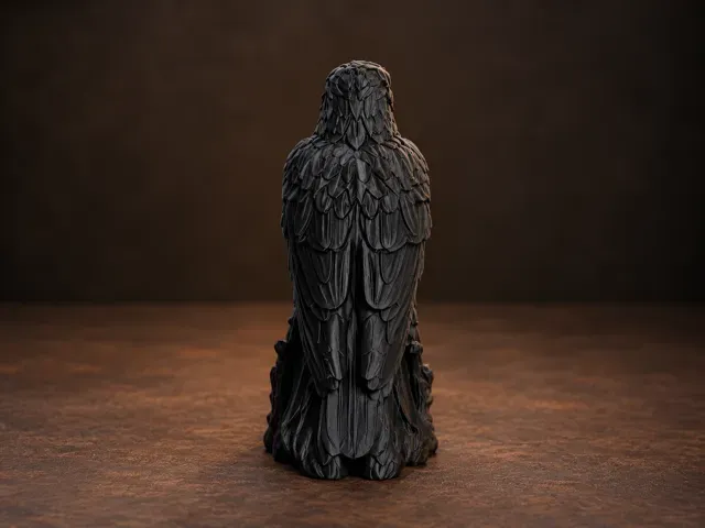 Raven Lantern – Gothic Candle Holder — Image 4 of 5