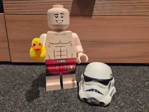 Baustein Megafigur Badeenten Stormtrooper 21cm