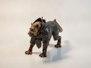 Armored Dire Wolf Medieval Knight STL | Model