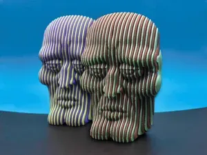 Handsome Squidward See Thru Fidget! Spongebob Toy