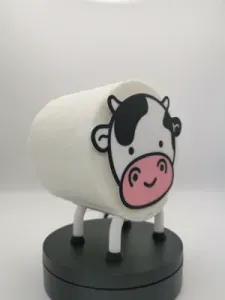 Toilet Paper Holder Cow - Toilettenpapier Halter