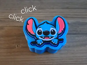 Stitch fidget clicker toy using keyboard switch