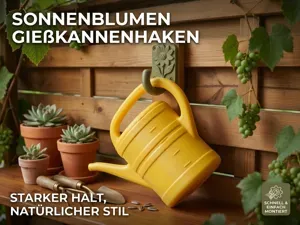 Sunflower Garden Wall Hook for Watering Cans