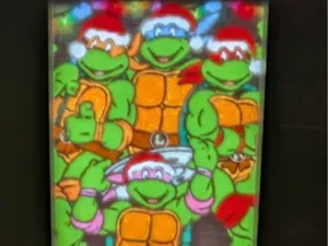 TMNT Christmas Color Litho
